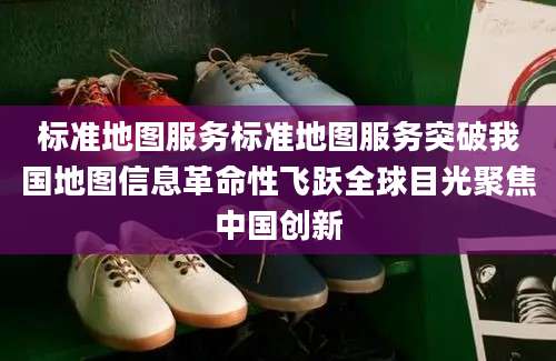 标准地图服务标准地图服务突破我国地图信息革命性飞跃全球目光聚焦中国创新
