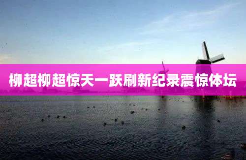 柳超柳超惊天一跃刷新纪录震惊体坛