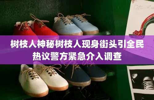 树枝人神秘树枝人现身街头引全民热议警方紧急介入调查