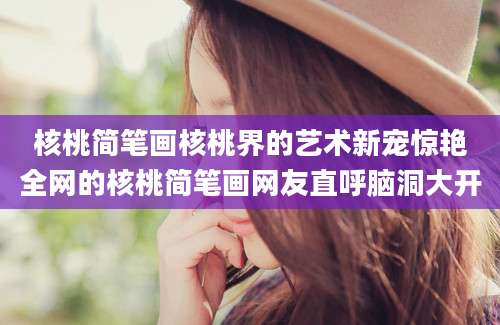 核桃简笔画核桃界的艺术新宠惊艳全网的核桃简笔画网友直呼脑洞大开