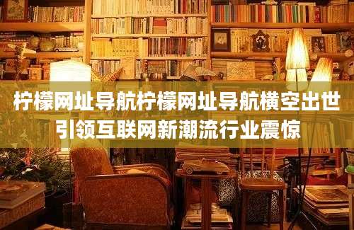 柠檬网址导航柠檬网址导航横空出世引领互联网新潮流行业震惊