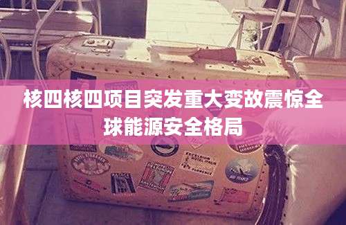 核四核四项目突发重大变故震惊全球能源安全格局