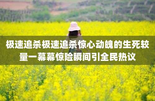 极速追杀极速追杀惊心动魄的生死较量一幕幕惊险瞬间引全民热议