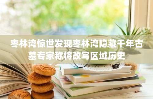 枣林湾惊世发现枣林湾隐藏千年古墓专家称将改写区域历史