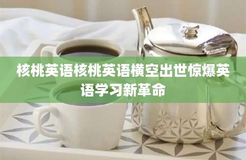 核桃英语核桃英语横空出世惊爆英语学习新革命