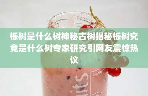 栎树是什么树神秘古树揭秘栎树究竟是什么树专家研究引网友震惊热议