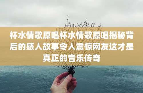 杯水情歌原唱杯水情歌原唱揭秘背后的感人故事令人震惊网友这才是真正的音乐传奇